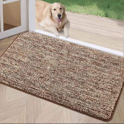 Indoor Doormat, Front Door Mat 20"x32" Absorbent Rubber Backing Non Slip Door Mats, Washable