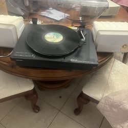 Record player and speakers