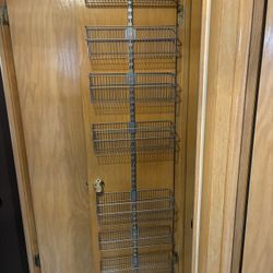 Container Store Elfa Utility Over the Door Rack