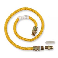 Everbilt 4' Thermal Excess Flow Valve Gas Range Connector Kit