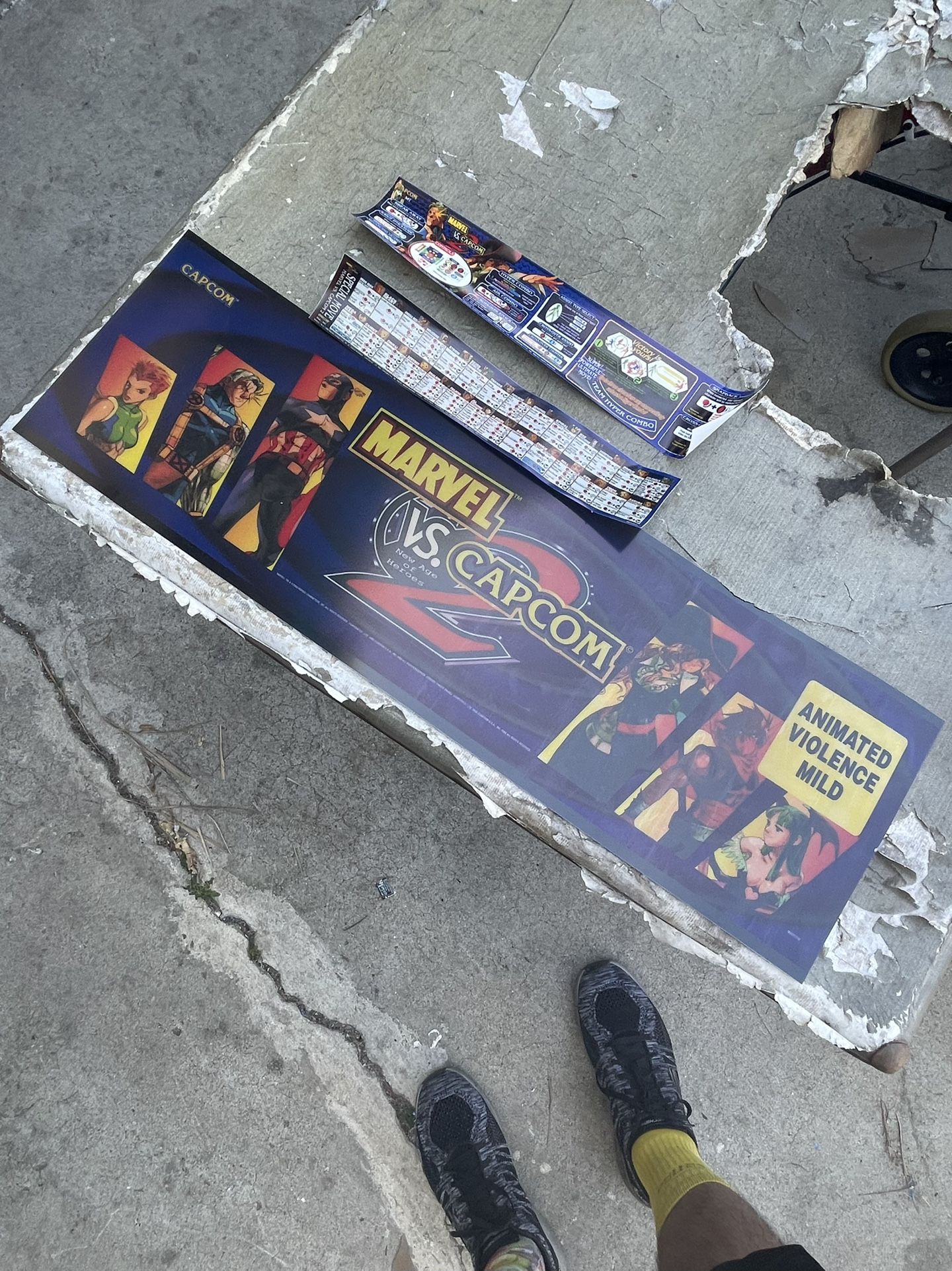 Marvel Vs Capcom 2 Arcade Marquee/decals