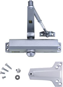 Boomerang D703 Designer Auto Commercial Door Closer Silver