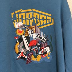 Jumpman, Michael Jordan Sweatshirt Large Light New