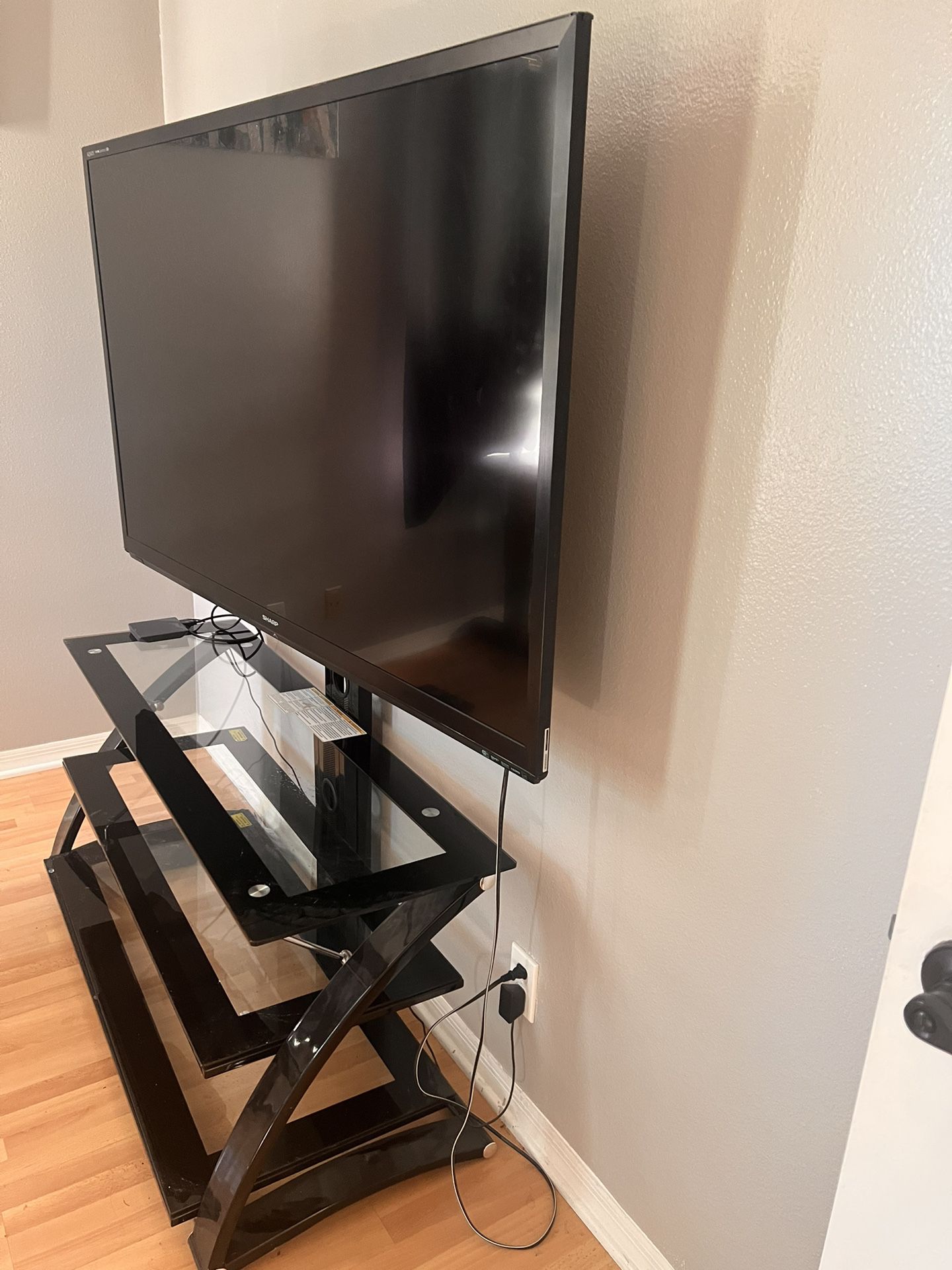 Tv Stand With TV 