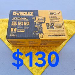 $130 New Dewalt 1/2" Impact Wrench 450 ft-lbs Breakaway torque (Tool-Only) 20-Volt