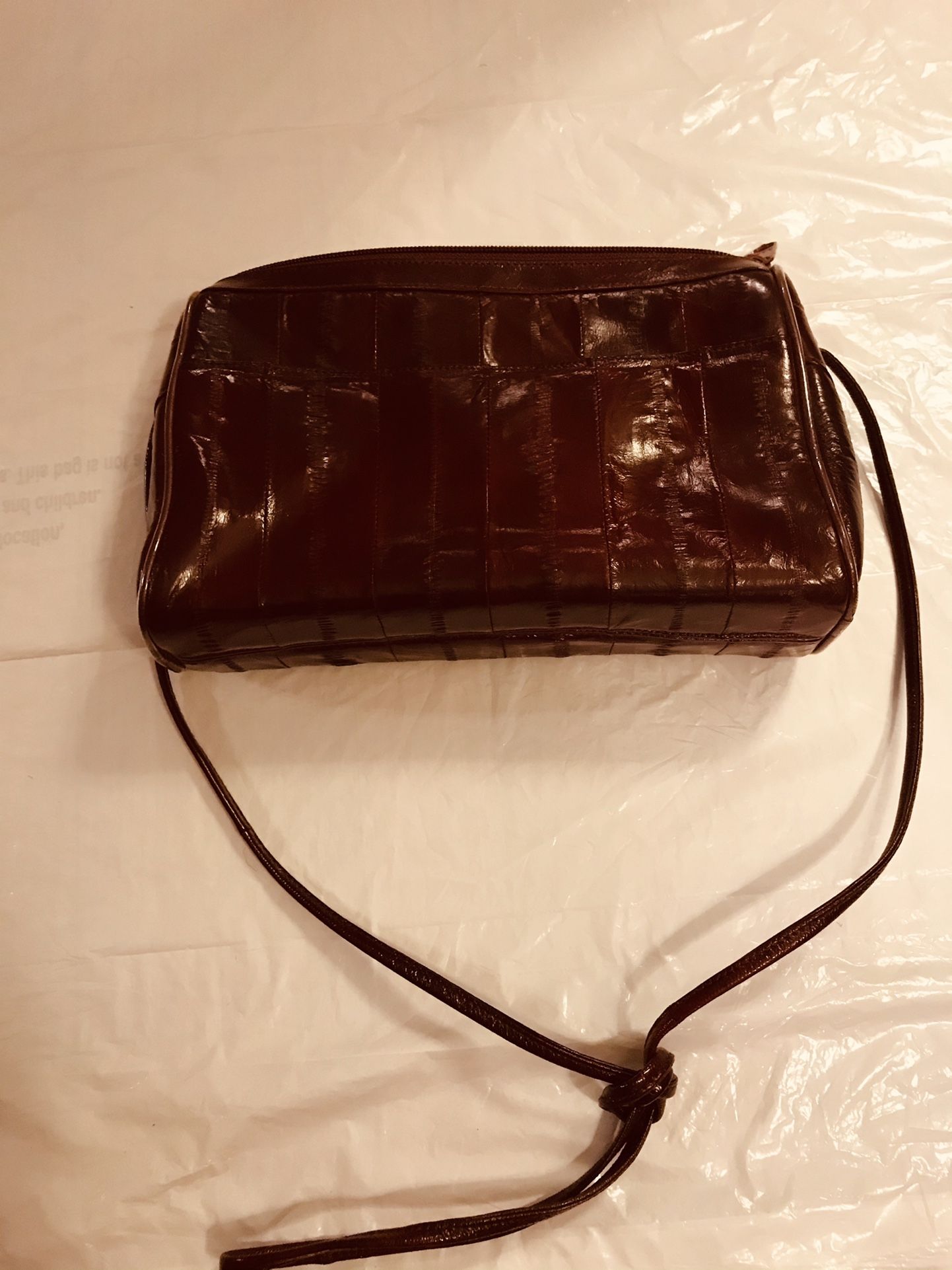 Vintage Genuine EEL Skin Purse Made In Korea