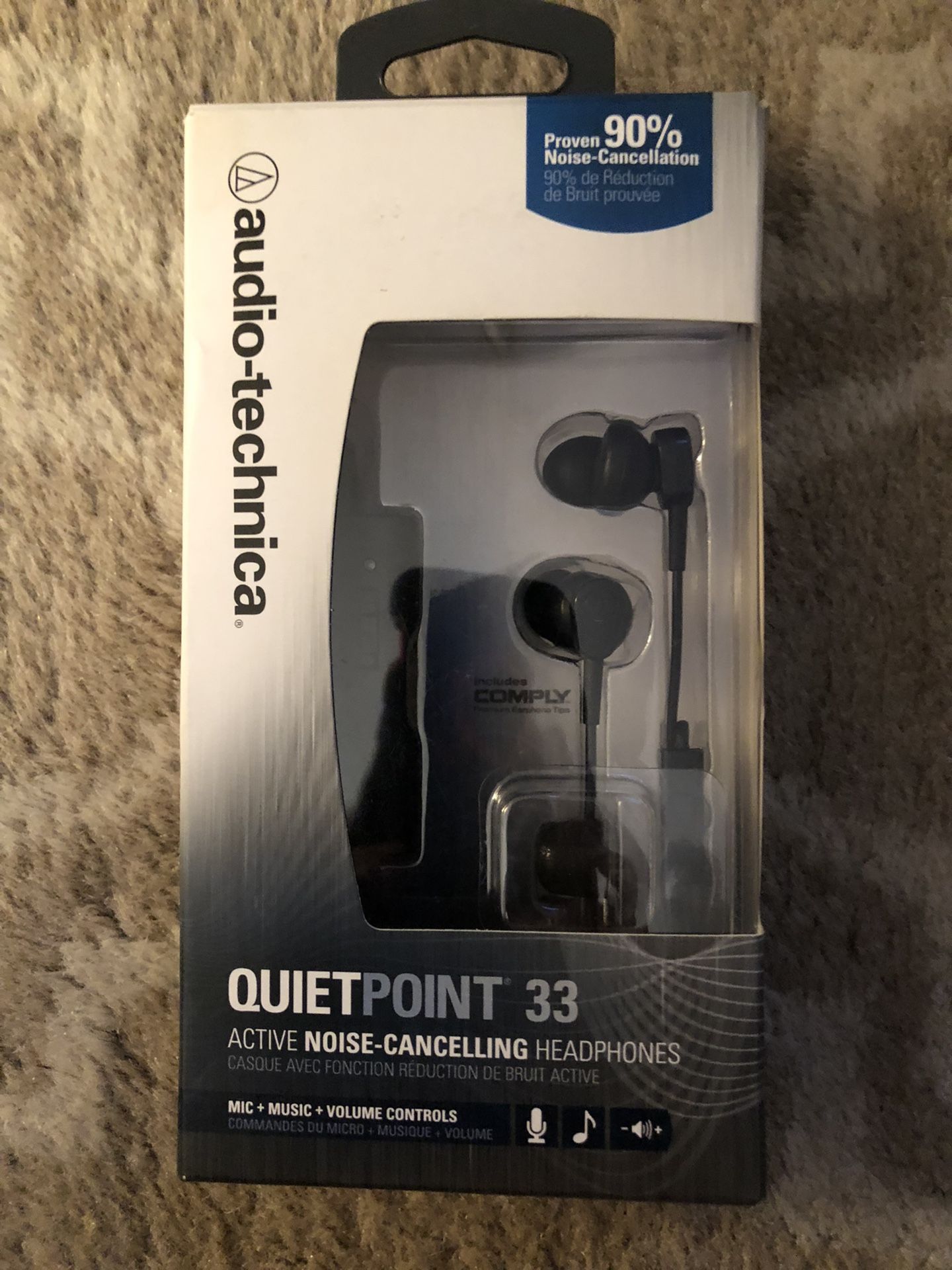 Audio Technica Quiet Point 33 Headphones