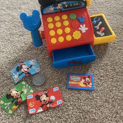 Mickey Mouse Cash Register That Makes Sounds