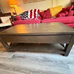 Lift Top Coffee Table with Storage
