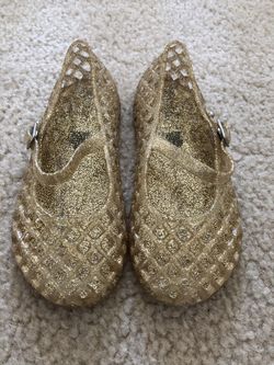 Little girls jelly ballet flats. Size 10