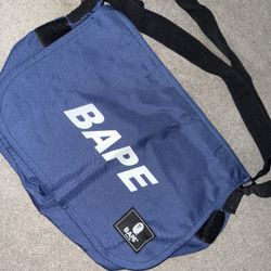 BAPE Navy Blue Tote Bag