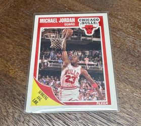 Michael Jordan 1989-90 Fleer Basketball Card
