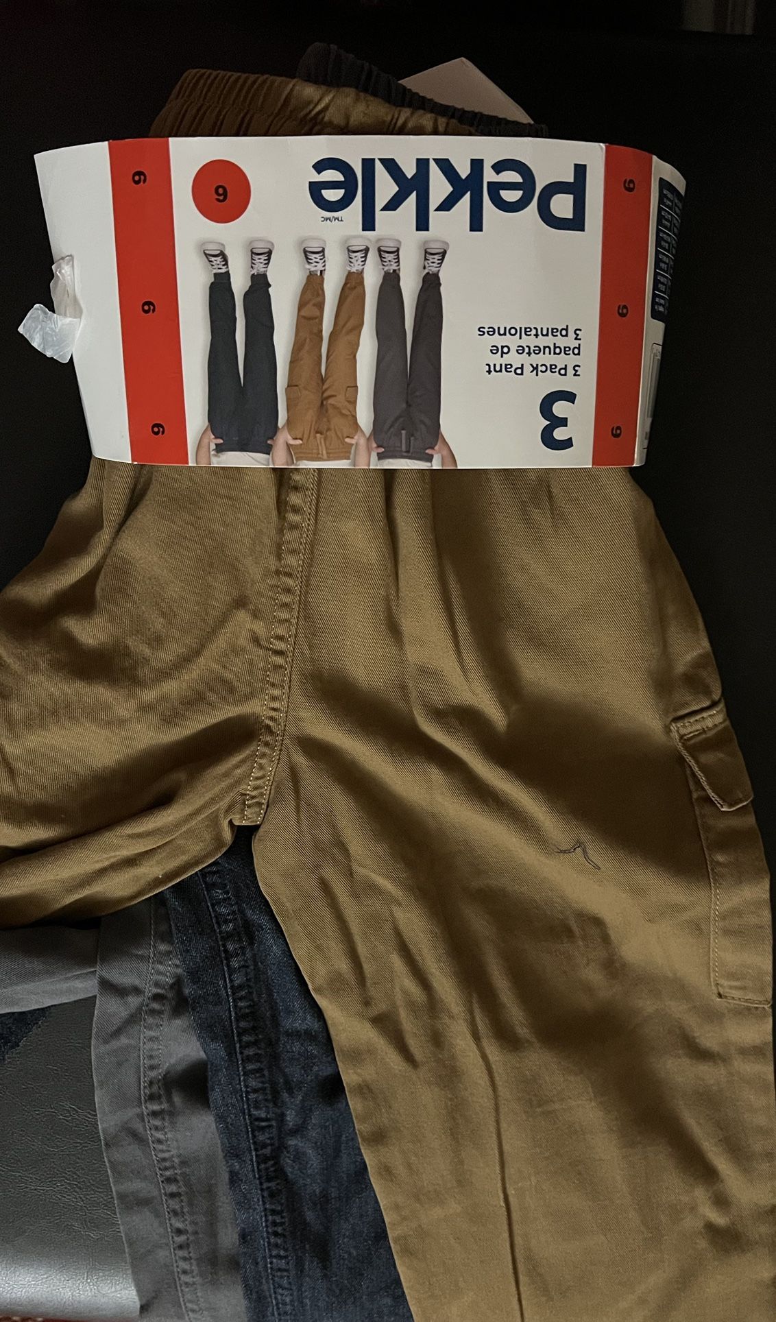 Pekkle Kids 3 Pack Pants Size 6