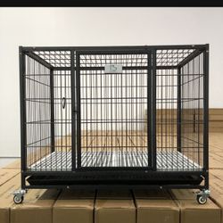 Dog Pet Cage Kennel Size 37 Medium With Plastic Floor Grid New In Box 📦 