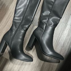 Knee High Leather Boots 