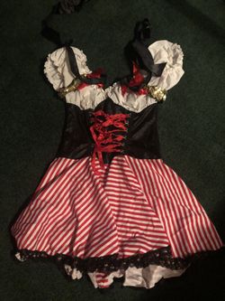 Halloween pirate women's pirate costume - small