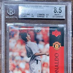 All Prices Lowered! 2003 Upper Deck Cristiano Ronaldo Rookie Card RC BGS 8.5 True All Subs Better With 2 9’s PSA Crossover Soccer Goat 