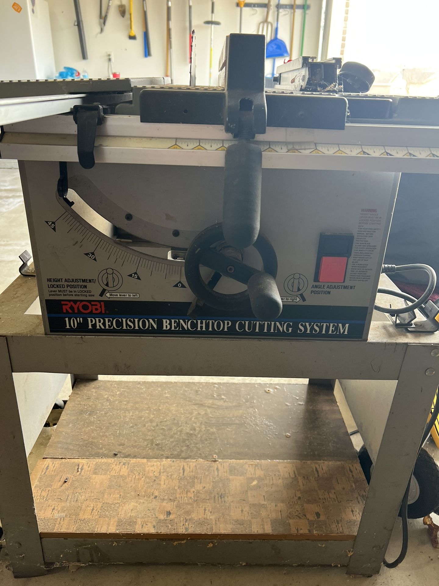 Ryobi 10 In Table Saw