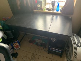 Computer Desk With Compartment