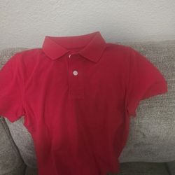 Boys Red School Uniform Shirts