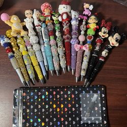Fancy Refillable Character Pens