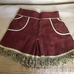 Girls Indian Skirt With Fringe