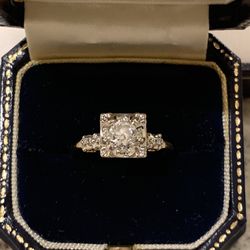 Engagement & Wedding Band Set