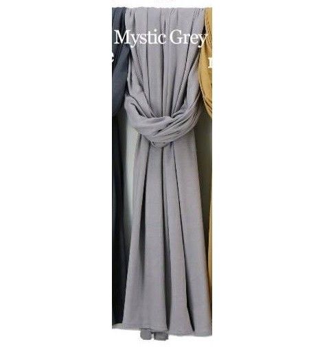 Womens Mystic Grey Premium Jersey Hijab