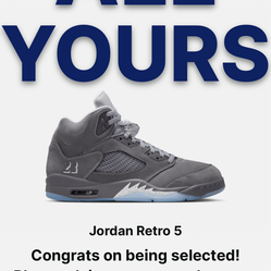 Jordan five Wolf gray
