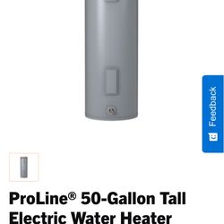 ProLine® 50-Gallon Tall Electric Water Heater