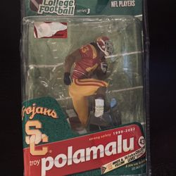 Troy Polamalu USC Trojans NCAA College Football Edition Mcfarlane Action Figure Series 3