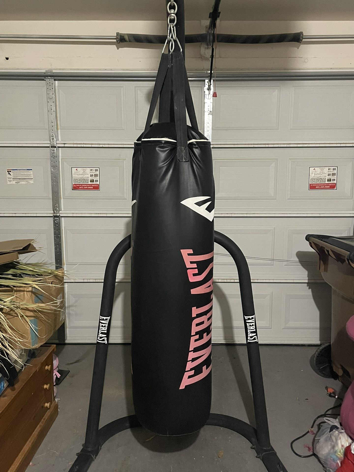Everlast Punching Bag With Stand