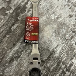 Husky 3/8 Flex Head Ratcheting Combination Wrench 1001 381 683