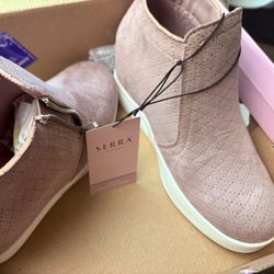 Serra Ladies Wedge Sneakers
