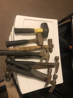 Assortment Of Hammers $10 Each Depending On Quantity