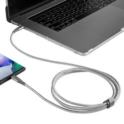 Brand New 6 ft. USB-C to USB-C Quick-Charging Braided Cable I Phone Android Charger 