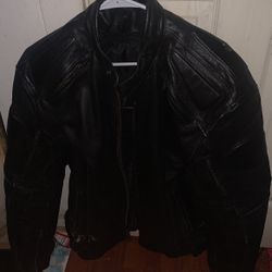 Leather Jacket Men’s 2Xl Obo