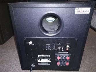 Polk Audio RM6000BD Home Theater Audio Powered Subwoofer - PolkAudio RM6000