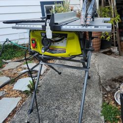 Ryobi 15 Amp 12" Table Saw w/ Folding Stand