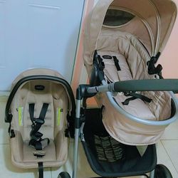 Baby  Carseat and  Stroller 