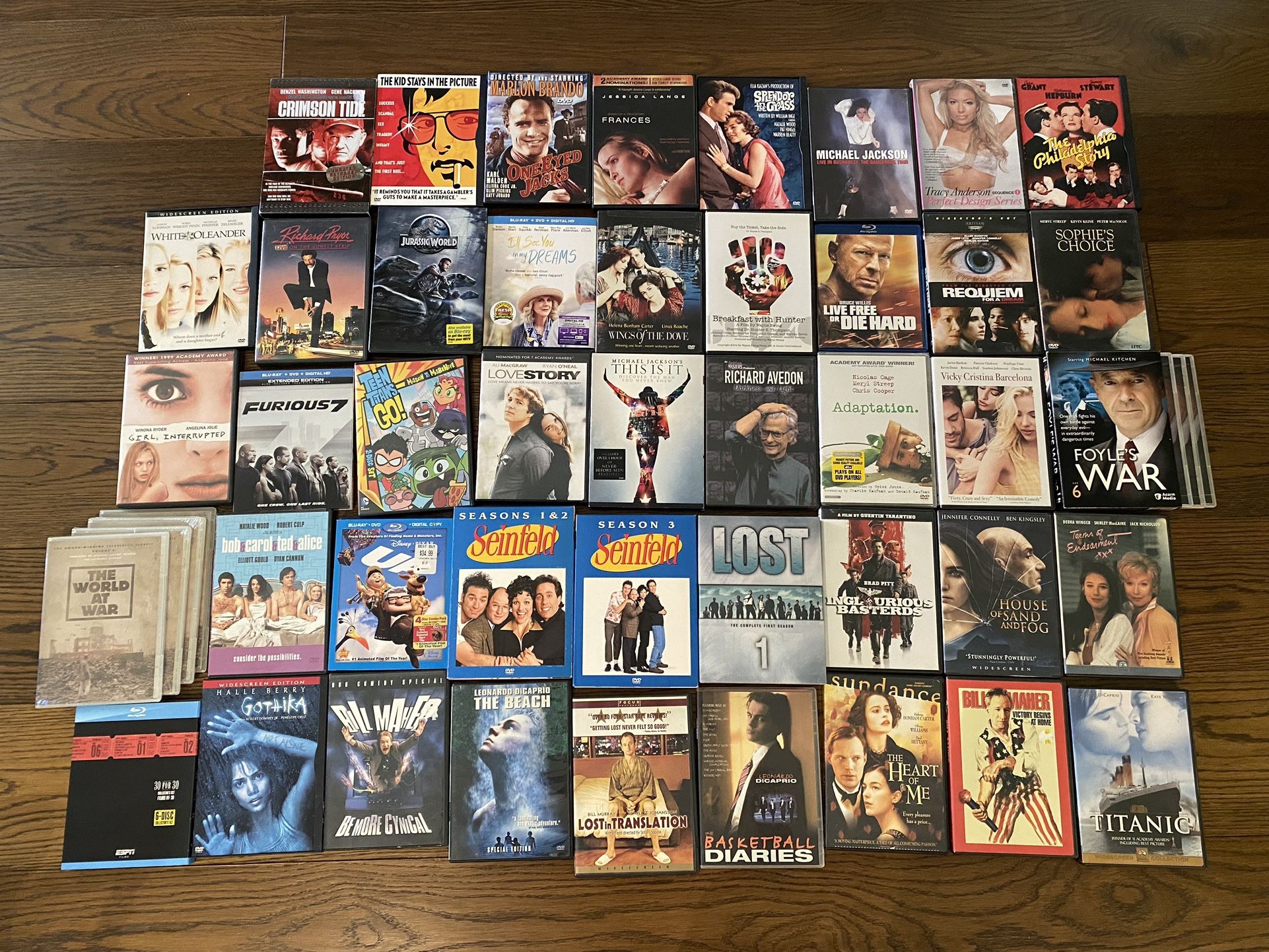 Lot of 44 DVD & Blu-ray