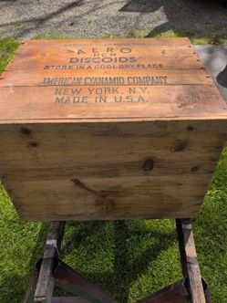 Old wooden crate