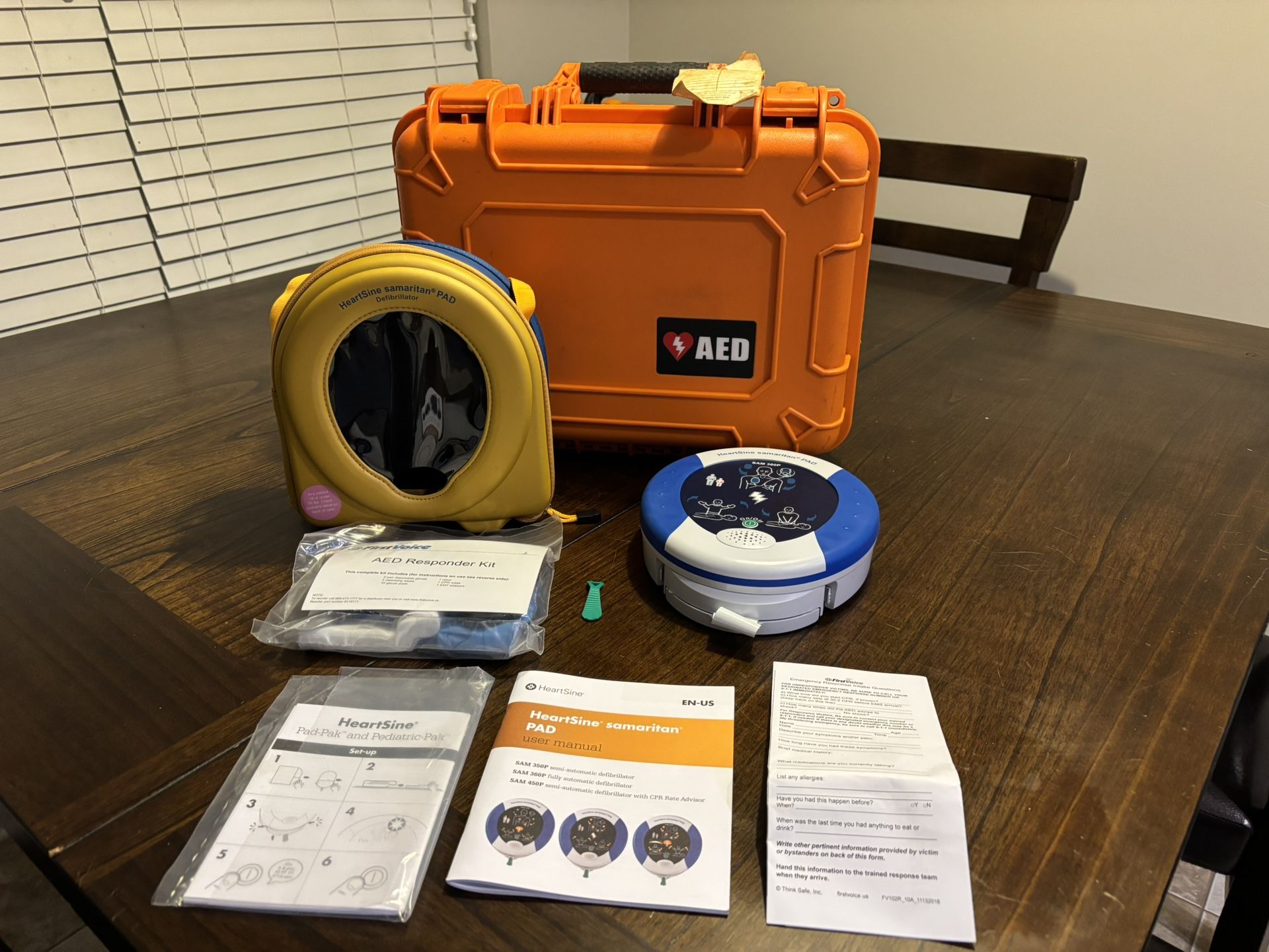 HeartSine Samaritan PAD 360P Fully Automatic AED Defibrillator