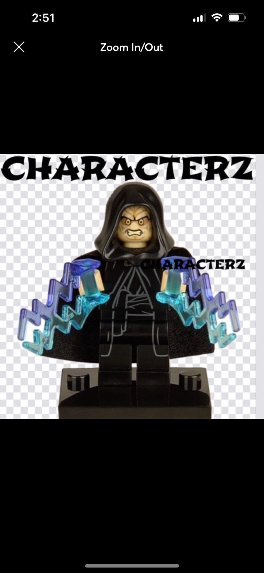Star Wars Emperor Palpatine Sith Minifigure