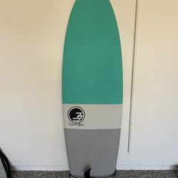 6ft Soft Top Fish Tail Hardly Used + Bag 