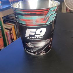 Fast And Furious Metal Tin Popcorn Bucket 