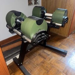 Nuobell adjustable-dumbbells with stand