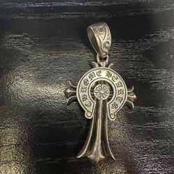 925 Sterling Silver Cross Pendant | Unbranded | Wear & Natural Patina