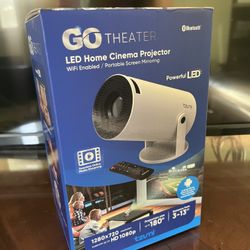 Go Theater LED Home Cinema Projector HD 1080p