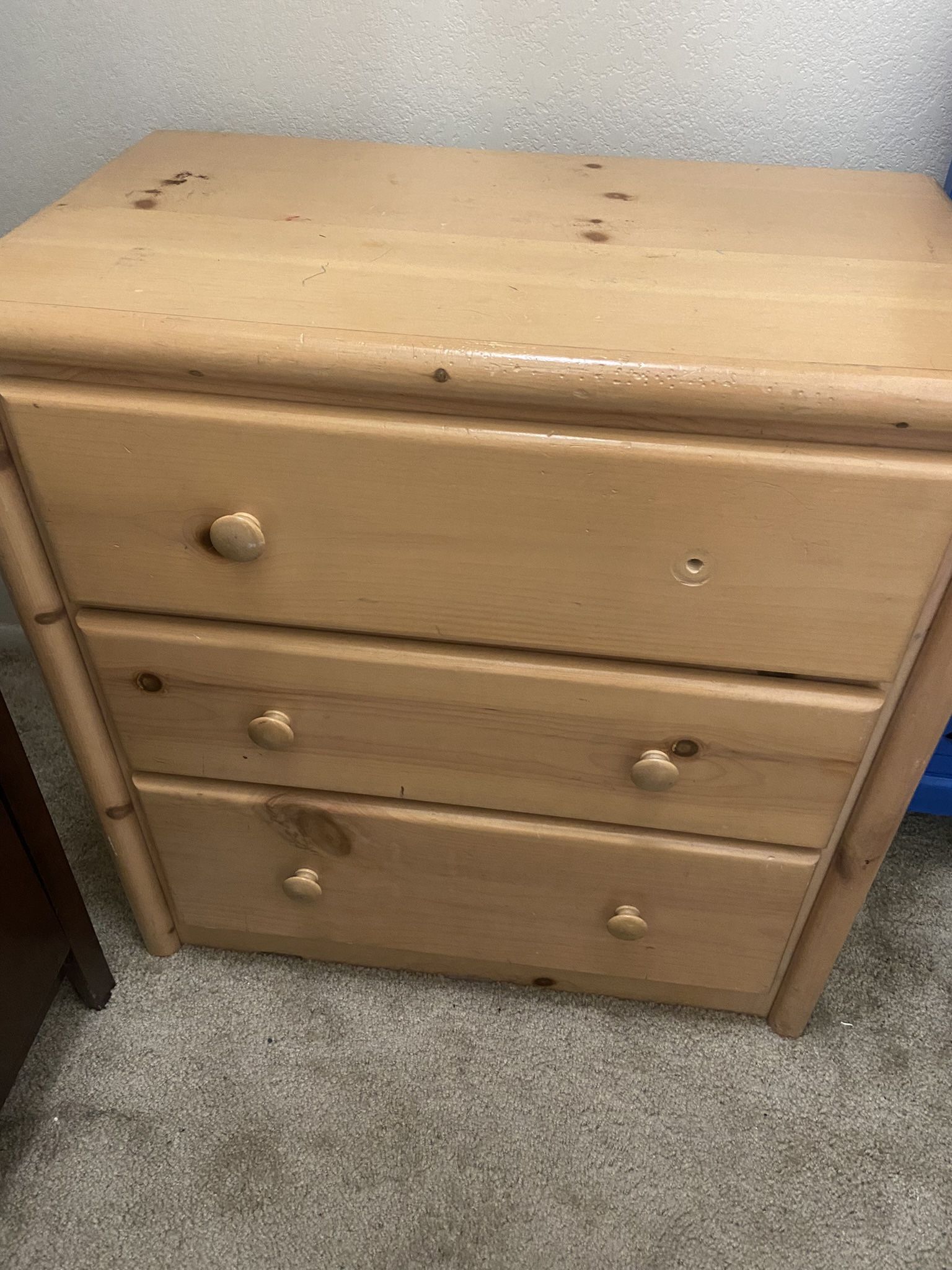 Small tan dresser drawer